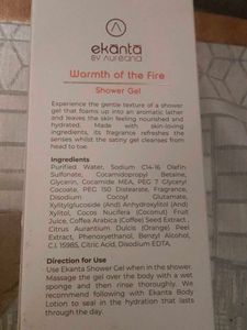 Ekanta By Aureana Warmth Of The Fire Shower Gel