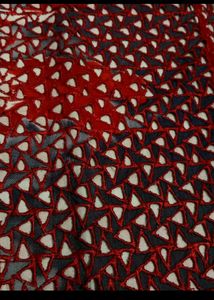 Red &amp; White Printed Kurti Set