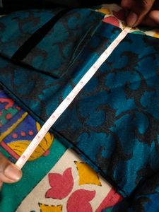 Blue Velvet Sherwani Set