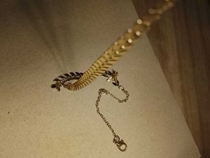 Gold plated leaf Chain