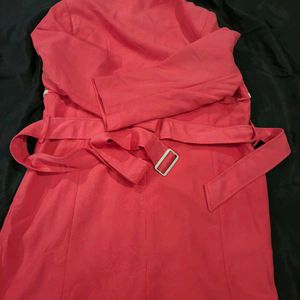 Stylish Red Trench Coat| korean