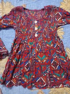 Boho Print Dress
