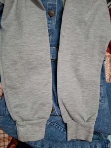 Denim Dress with Hoodie