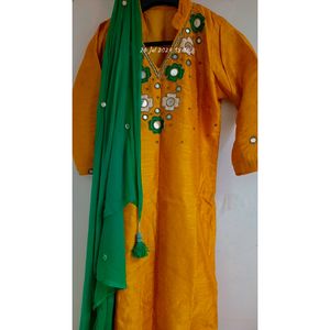Diwali Special Ethnic Wear Suit And Duppata