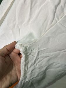 White Casual Pants