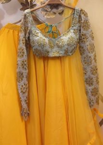 Gorgeous Yellow Lehenga Choli