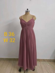 Mauve Chiffon Gown