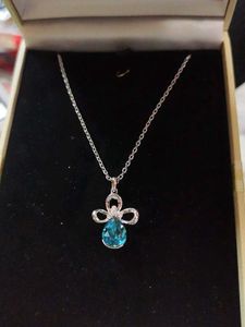 Swarovski Blue Pendant