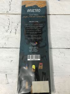Gold Taklon Artists Brush Set