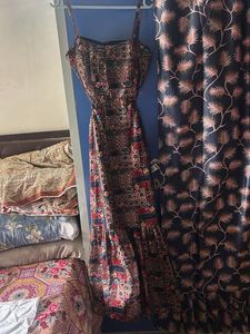 Floral Print Maxi Dress