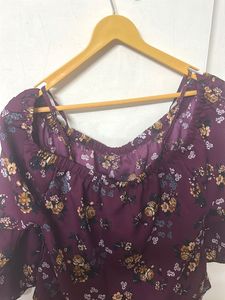 Floral Off-Shoulder Blouse