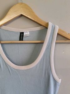 H&amp;M Blue Bodycon Mini Dress