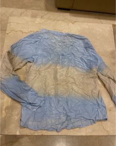 Branded buttoned top