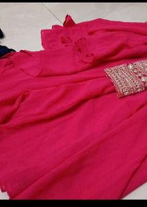Elegant Pink Kurta with Embroidery