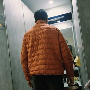 Stylish Uniqlo Orange Jacket