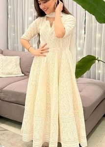 Elegant White Kurta Set