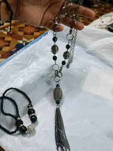 Black Necklace Set