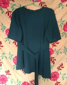 Zara Dark Green Top