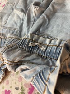 Stylish Light Blue Denim Joggers