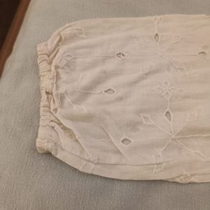 Zara chikan shirt mild defect