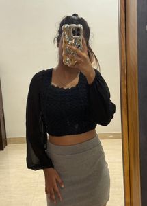 Gray Skirt