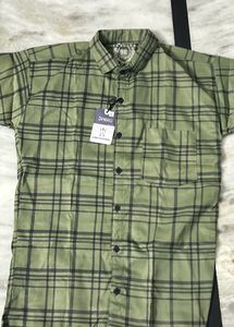 Green Check Shirt New