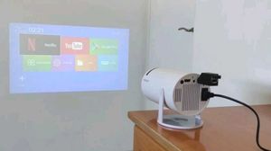 Portable Projector with Free Screen