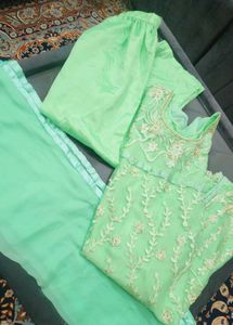 Organza Party Wear Suit