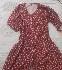 Floral Print Midi Dress