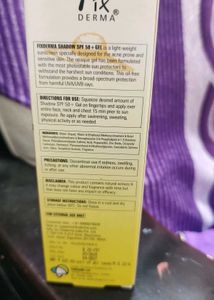 Fixderma shawdow Spf 50+ Gel