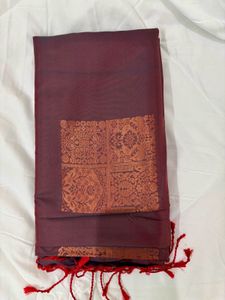 Elegant Maroon Saree