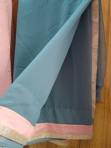 Georgette Saree Without Blouse