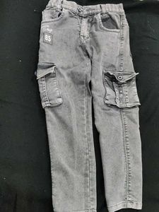 Cute Gray Cargo Pants