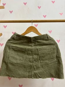 Corduroy mini Skirt