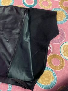Half Leather Skirt