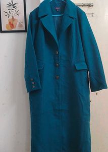 Elegant Teal Coat