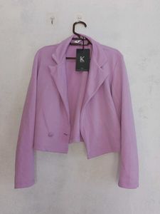 Light purple (lilac) Cropped Blazer + pants