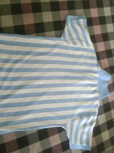 Zara Striped Polo T-Shirt