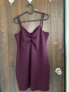 Violet Wine Dress