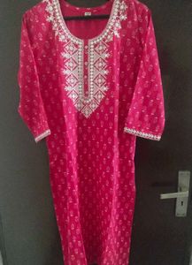 New Unused Embroidery Cotton Suit