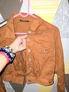 Cropped New Brown Jacket