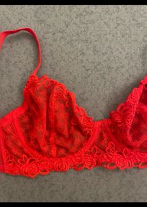 Red Lacey Bra