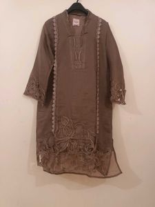 Coffee Brown Pakistani Suit