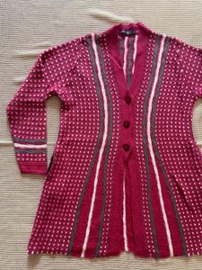 Womens Buttoned Sweater