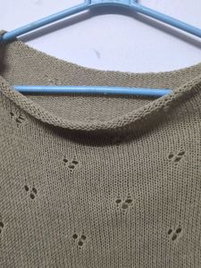 Crochet Knit Top