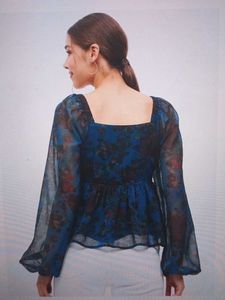 Floral Chiffon Blouse