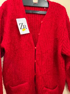 Red Woolen Sweater