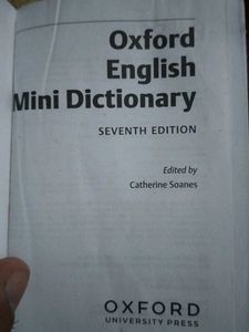 Oxford English Mini Dictionary