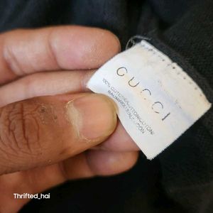Gucci Genuine🔥💯 Three Stripes BEE Knit Tee Sweat