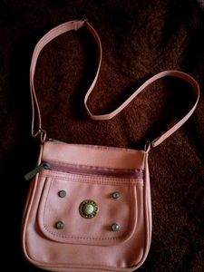 Vintage Pink Embellished Bag